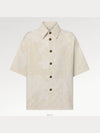 1AFQZL Damier short sleeved denim shirt - LOUIS VUITTON - BALAAN 4
