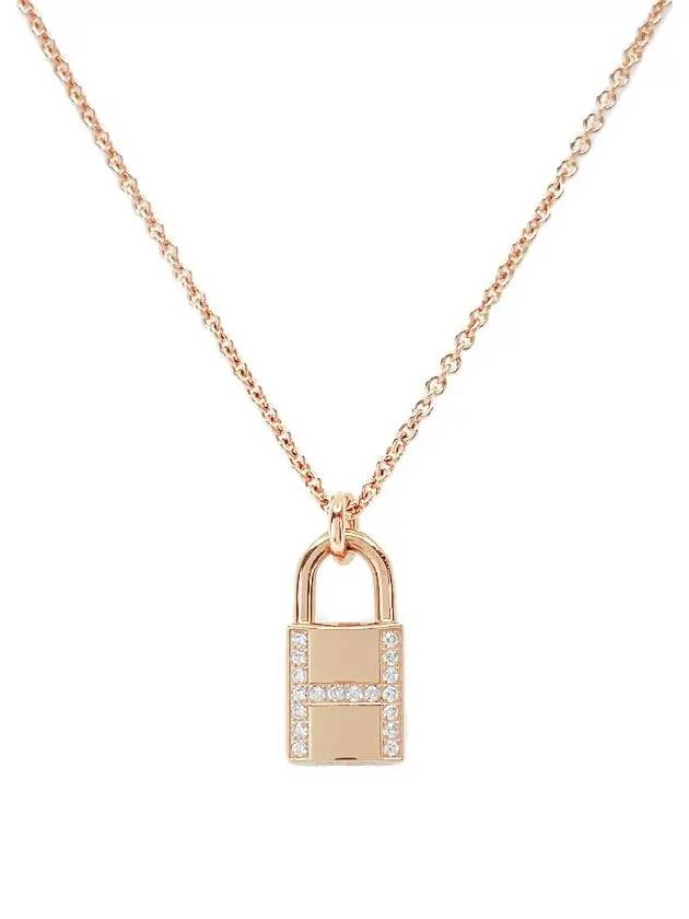 Hermes Kelly Cadena pendant necklace 18K rose gold diamond 4HA0209 - LOUIS VUITTON - BALAAN 1