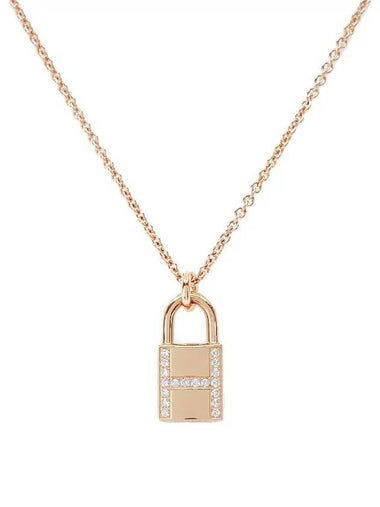 Hermes Kelly Cadena pendant necklace 18K rose gold diamond 4HA0209 - LOUIS VUITTON - BALAAN 1