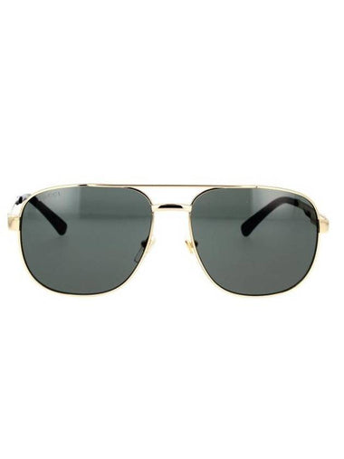 Eyewear Logo Web Sunglasses Gold - GUCCI - BALAAN 1