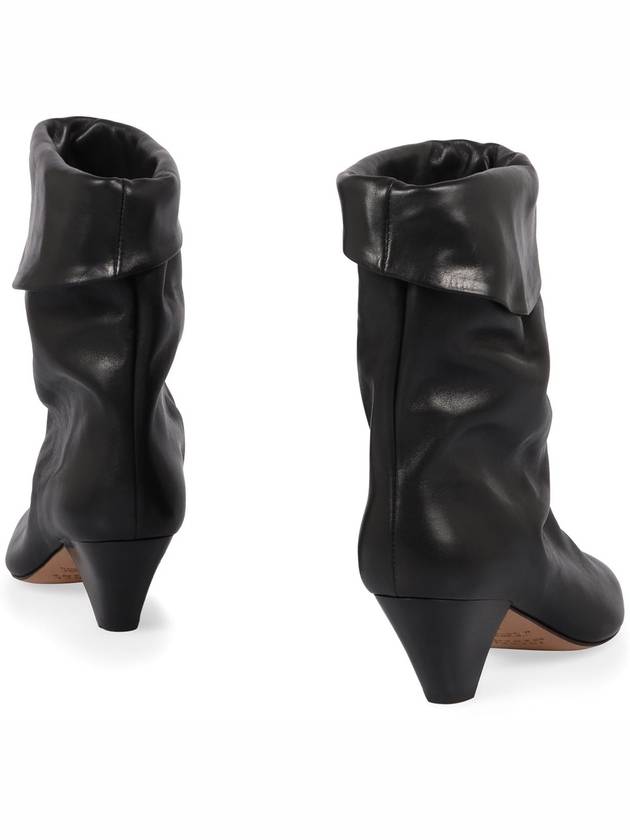 Isabel Marant Leather Ankle Boots - ISABEL MARANT - BALAAN 4