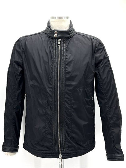 Black Waffen Rider Jacket Windbreaker - MONCLER - BALAAN 2