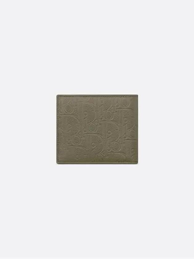 Bifold Gravity Leather Half Wallet Khaki - DIOR - BALAAN 2