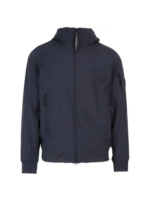 Men's Shell R Lens Patch Casual Hooded Jacket Navy - CP COMPANY - BALAAN.