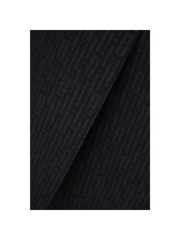 Striped Wool Slacks Navy - FENDI - BALAAN 4