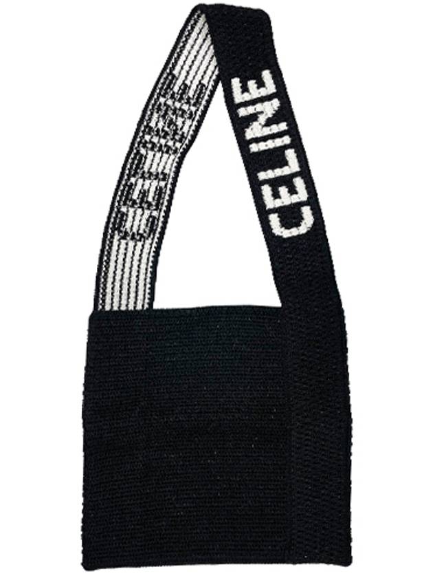 Same day delivery Logo crochet shoulder crossbag black 2ADCS817X 38EC - CELINE - BALAAN 2