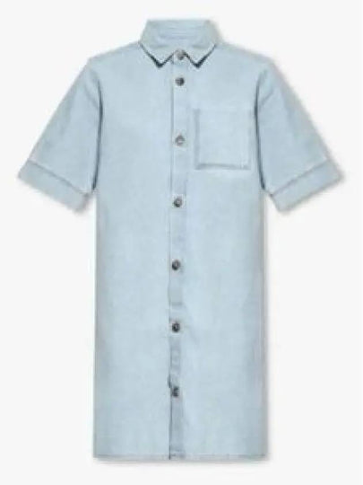 Lopez Denim Short Dress Light Blue - A.P.C. - BALAAN 2