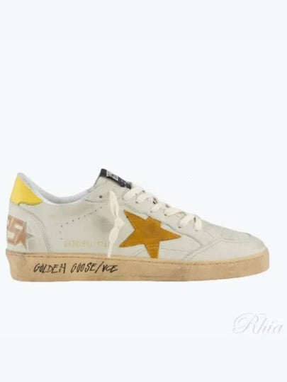 Ballstar Yellow Tab Low Top Sneakers White Cathay - GOLDEN GOOSE - BALAAN 2