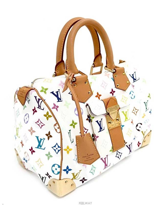 Multi White Speedy 30 - LOUIS VUITTON - BALAAN 3