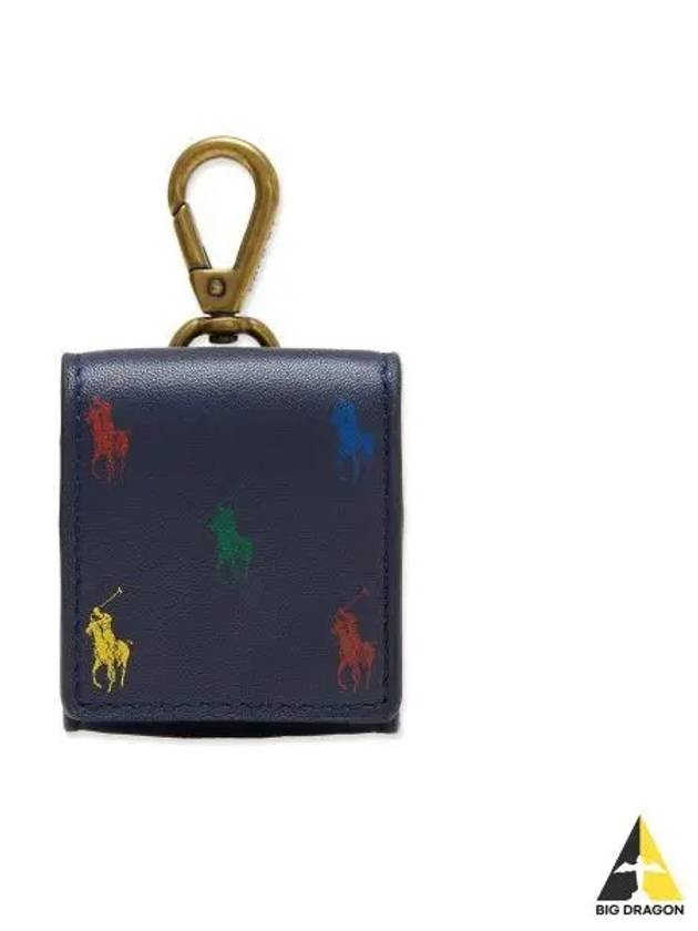 Polo pony logo airpod case navy - POLO RALPH LAUREN - BALAAN 1