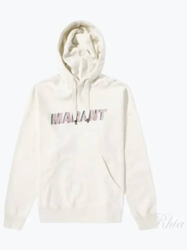 Miley Logo Cotton Hoodie Ivory - ISABEL MARANT - BALAAN 2