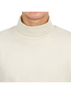 Thermal Rib Ottoman Stripe Turtleneck Natural - THOM BROWNE - BALAAN 7