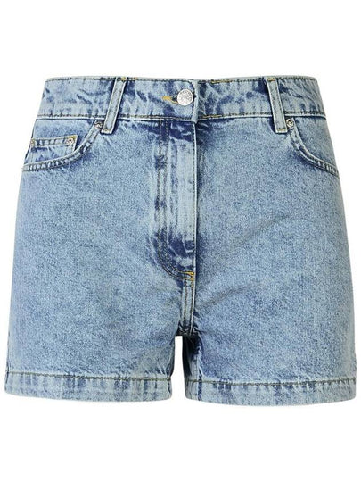 Fading washed denim shorts blue - MOSCHINO - BALAAN 2