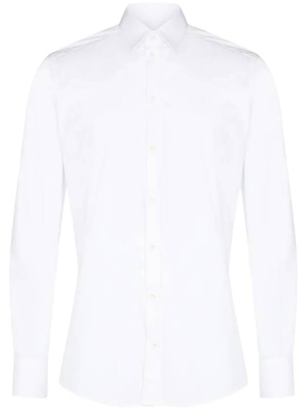 Men's Formal Long Sleeve Shirt White - DOLCE&GABBANA - BALAAN 3