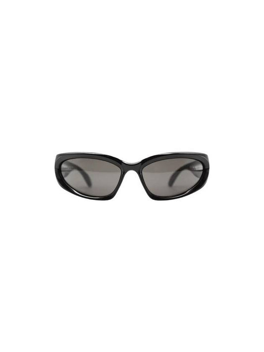 Eyewear Swift Oval Sunglasses Black - BALENCIAGA - BALAAN 1