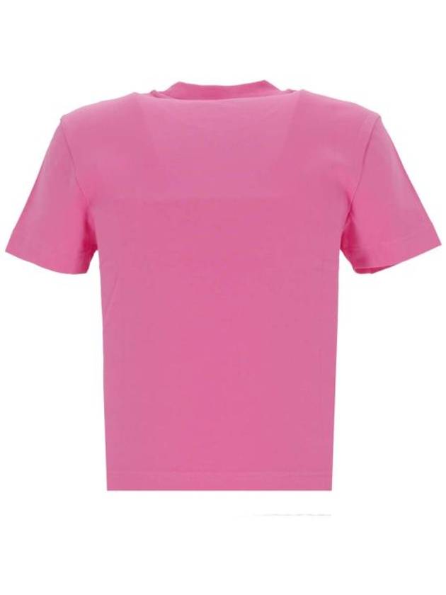 Le Gros Grain Short Sleeve T-Shirt Pink - JACQUEMUS - BALAAN 4