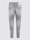 Detail Patchwork Cool Guy Jeans Grey - DSQUARED2 - BALAAN 2