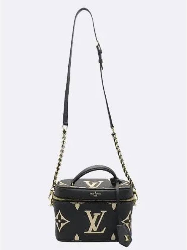 M45780 Black Monogram Empreinte Vanity PM Tote Bag Cross Strap - LOUIS VUITTON - BALAAN 4