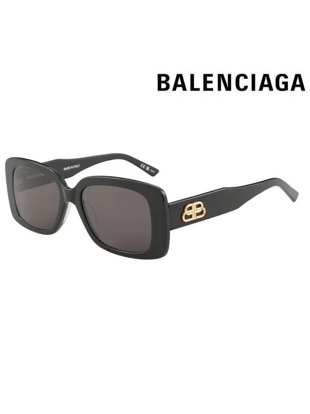 Eyewear BB Logo Square Sunglasses Black - BALENCIAGA - BALAAN 3