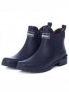 Wilton Wellington Chelsea Rain Boots Navy - BARBOUR - BALAAN 2