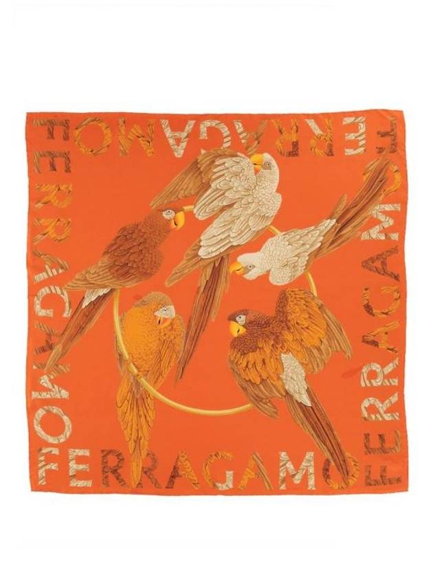 Salvatore Muffler Scarf 771179 310151002 ORANGE - SALVATORE FERRAGAMO - BALAAN 1