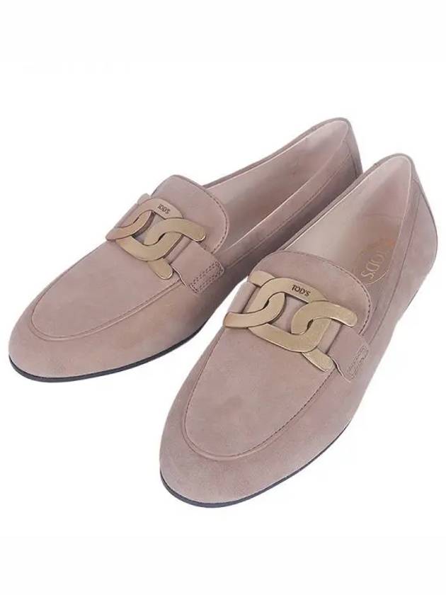 Women's Kate Suede Loafers Beige - TOD'S - BALAAN 2