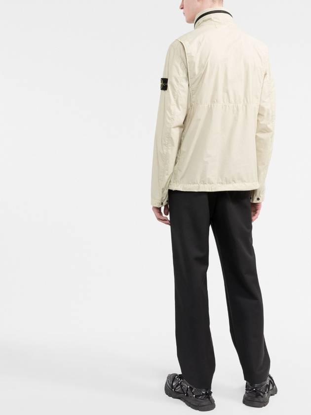 Waffen Naslan Light Watro Zip-up Jacket Beige - STONE ISLAND - BALAAN 5