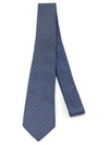 R99494 100 Silk Navy V Pattern UNIFORM Tie - LOUIS VUITTON - BALAAN 4