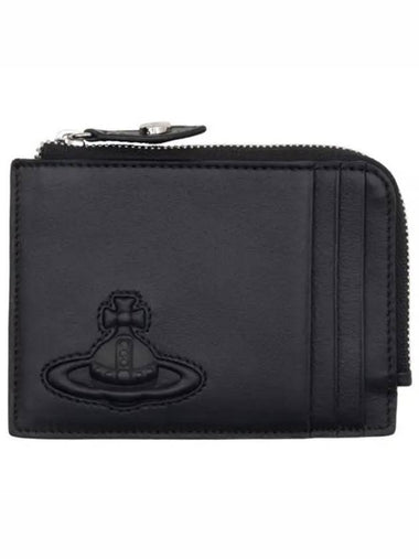 CARD HOLDER WITH ZIP 54020009U L001S N401 zipper - VIVIENNE WESTWOOD - BALAAN 1