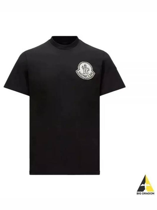 8C00004 83927 998 Logo Short Sleeve T Shirt - MONCLER - BALAAN 1