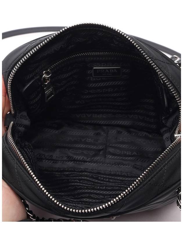 Nylon Quilted Tessuto Mini Shoulder Bag Black - PRADA - BALAAN 7