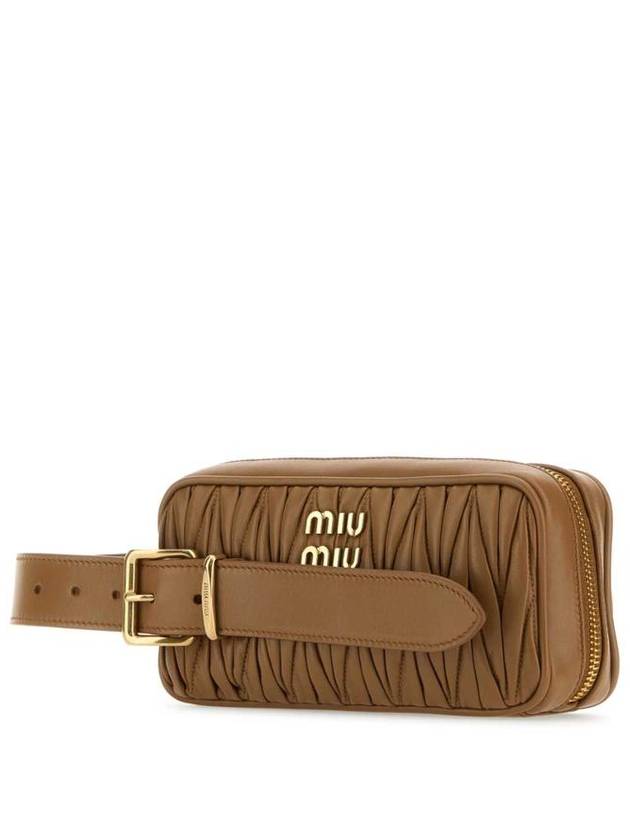 biscuit leather pouch bag - MIU MIU - BALAAN 3