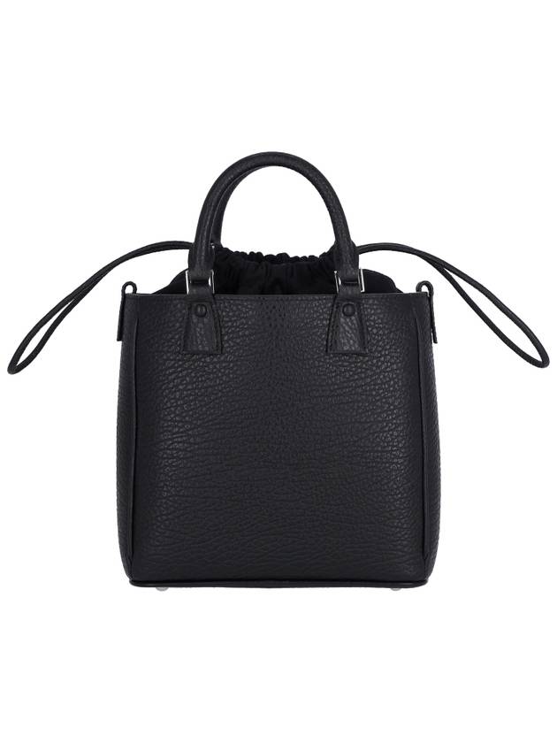 5AC Vertical Tote Bag Black - MAISON MARGIELA - BALAAN 4