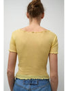 Short Sleeve T Shirt TOGE CG SU24 Free One Yellow - BASERANGE - BALAAN 2