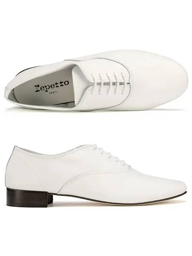 Women's Zizi Matte Leather Oxford White - REPETTO - BALAAN 2