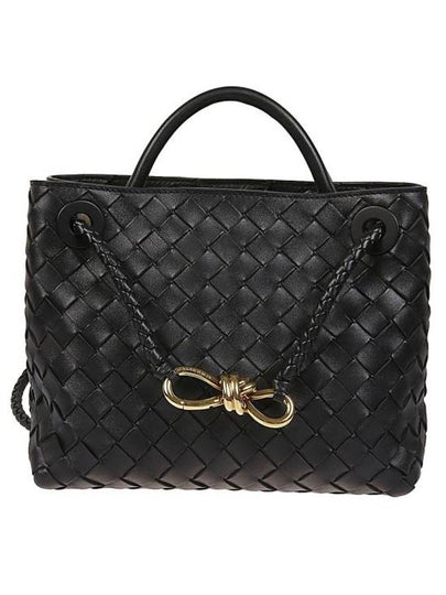 Andiamo Small Tote Bag Black - BOTTEGA VENETA - BALAAN 2