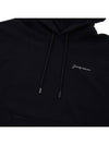 Le Brode Logo Cotton Hoodie Black - JACQUEMUS - BALAAN 8