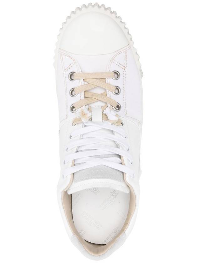 New Evolution Leather Low Top Sneakers White - MAISON MARGIELA - BALAAN 7