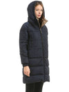 Women's SPORTL Reversible Hood Long Padding Black - MAX MARA - BALAAN.