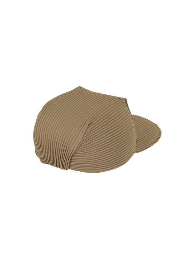 Pleated Ball Cap Brown - ISSEY MIYAKE - BALAAN 3