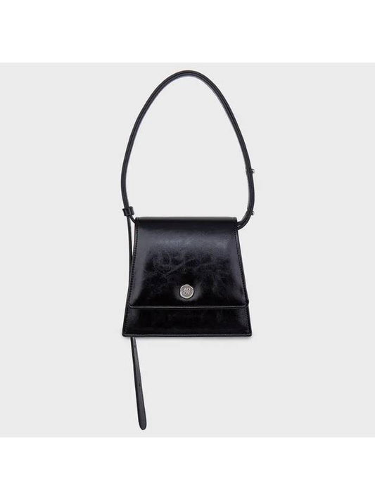 Fez Leather Mini Bag Black - AOAO - BALAAN 1