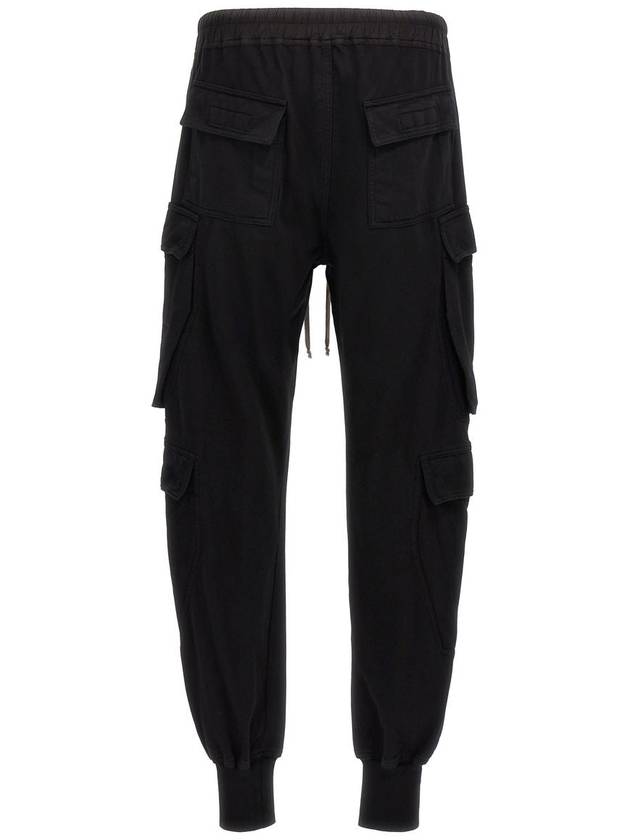 Rick Owens Drkshdw Black Cotton Pants - RICK OWENS - BALAAN 2