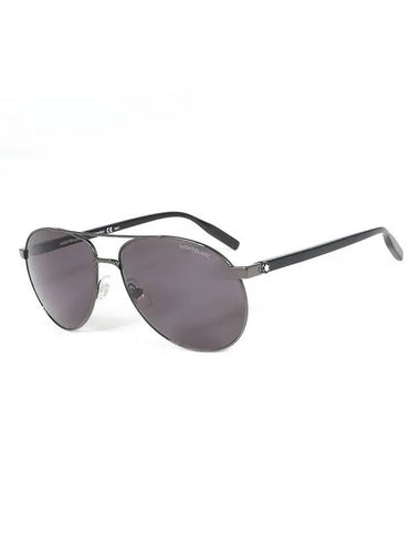 Eyewear Aviator Letal Sunglasses Grey - MONTBLANC - BALAAN 1