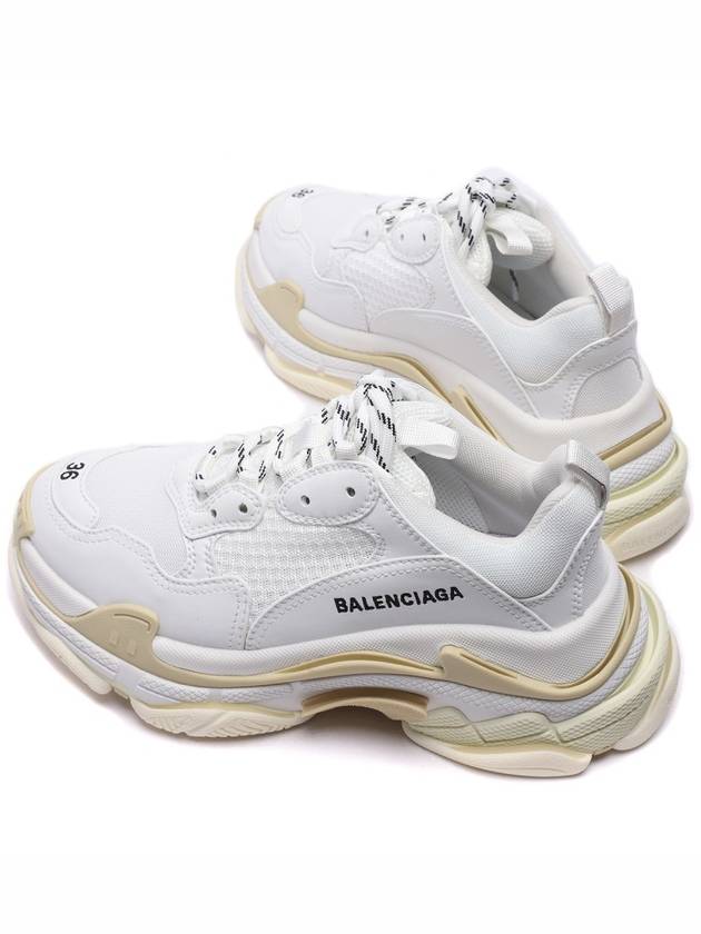 Triple S Low-Top Sneakers White - BALENCIAGA - BALAAN 7