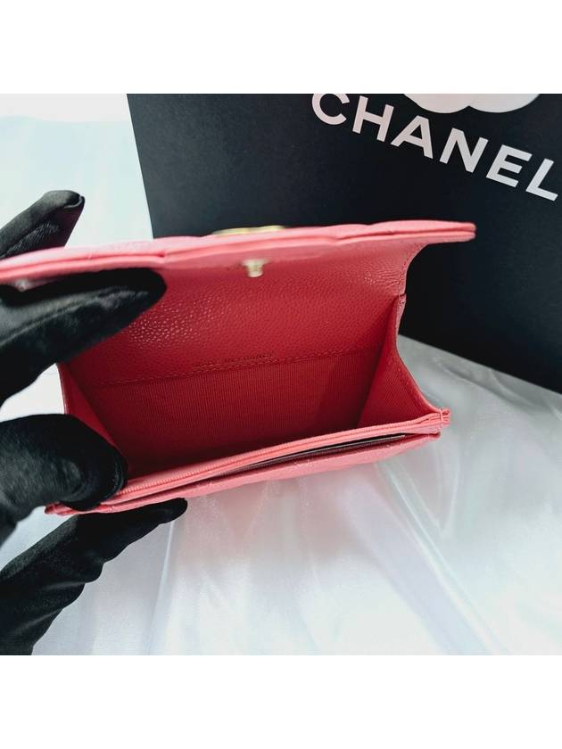 Classic Tok Card Wallet Pink Coral AP0214 - CHANEL - BALAAN 6