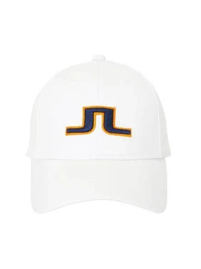 Anga Embroidered Logo Ball Cap White - J.LINDEBERG - BALAAN 2