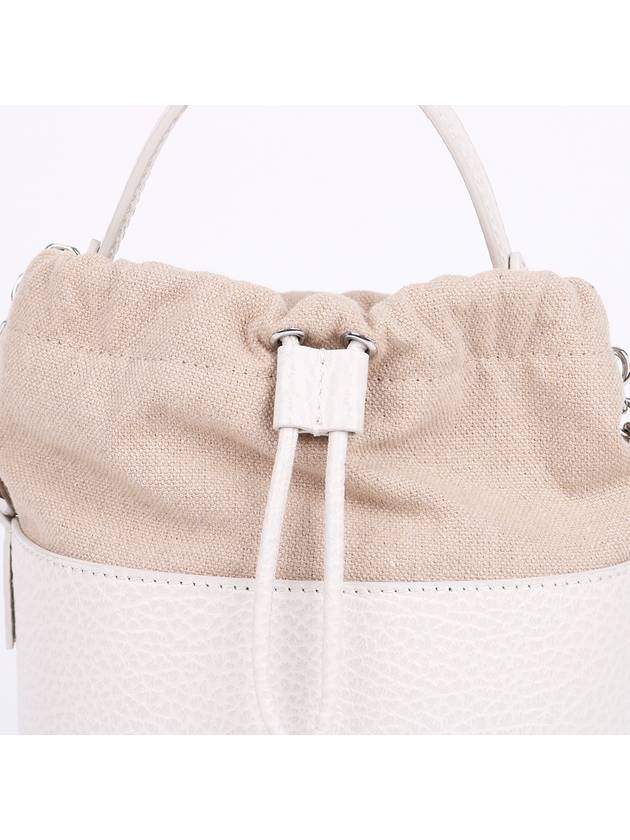 Greige mini bucket shoulder bag - MAISON MARGIELA - BALAAN 5