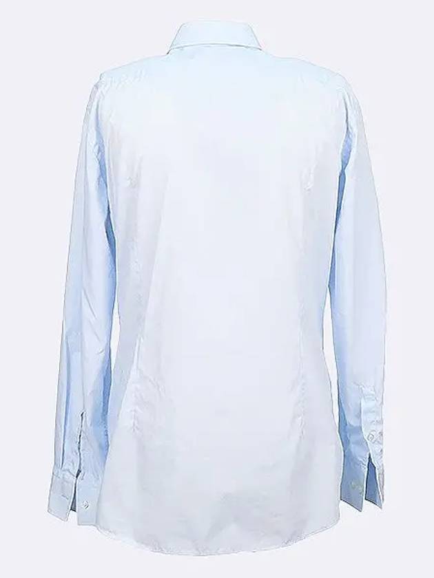 Light blue color slim fit cotton men s shirt size 39 - HUGO BOSS - BALAAN 3