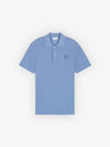 Bold Fox Head Patch Comfort Polo Shirt Blue - MAISON KITSUNE - BALAAN 2