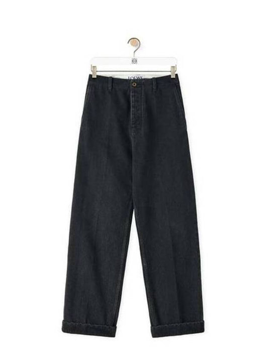Cotton Baggy Jeans Black - LOEWE - BALAAN 2
